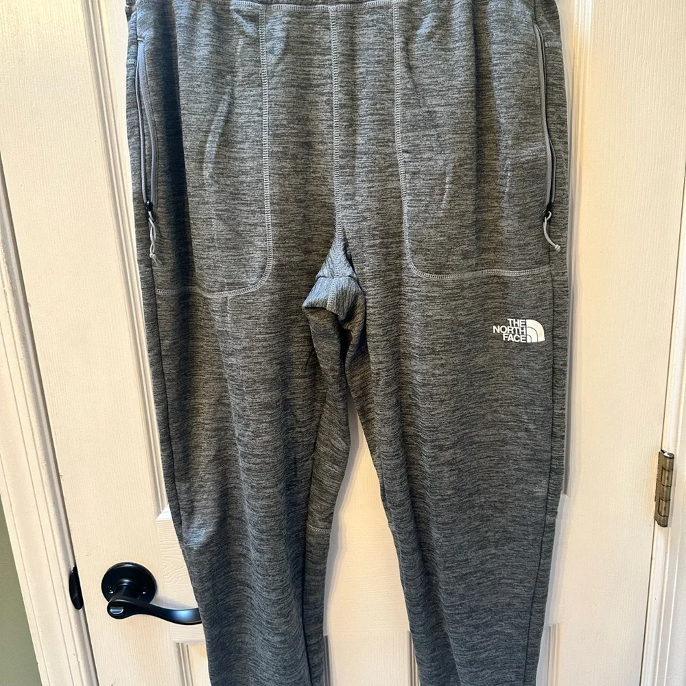 The North Face Gray Fleece-Lined Pants